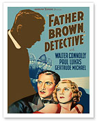 Father Brown Detective - Starring Walter Connolly and Paul Lukas - c. 1934 - Fine Art Prints & Posters