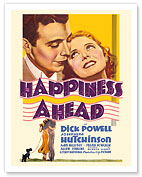 Happiness Ahead - Starring Dick Powell & Josephine Hutchinson - c. 1934 - Fine Art Prints & Posters