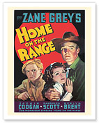 Home on the Range - Starring Jackie Coogan, Randolph Scott - c. 1934 - Giclée Art Prints & Posters