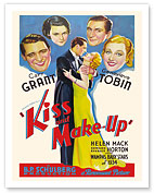 Kiss and Make-Up - Starring Cary Grant, Genevieve Tobin - c. 1934 - Giclée Art Prints & Posters