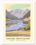 Lake Ada - South Island, New Zealand - c. 1951 - Fine Art Prints & Posters