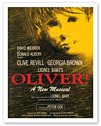 Oliver - A New Musical - Starring Clive Revill and Georgia Brown - c. 1963 - Fine Art Prints & Posters