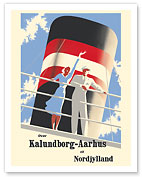 Kalundborg, Aarhus to North Denmark (Over Kalundborg-Aarhus til Nordjylland) - c. 1946 - Fine Art Prints & Posters