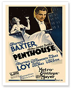 Penthouse - Starring Warner Baxter & Myrna Loy - Directed by W.S. Van Dyke - c. 1933 - Fine Art Prints & Posters