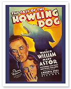 The Case of the Howling Dog - Starring Warren William & Mary Astor - c. 1934 - Giclée Art Prints & Posters
