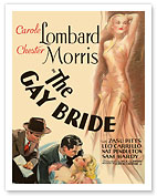 The Gay Bride - Starring Carole Lombard, Chester Morris - Directed by Jack Conway - c. 1934 - Giclée Art Prints & Posters