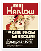 The Girl from Missouri - Starring Jean Harlow, Lionel Barrymore, Jean Franchot - c. 1934 - Giclée Art Prints & Posters