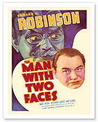 The Man with Two Faces - Starring Edward G. Robinson & Mary Astor - Directed by Archie Mayo - c. 1934 - Giclée Art Prints & Posters