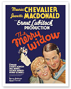 The Merry Widow - Starring Maurice Chevalier and Jeanette MacDonald - Directed by Ernst Lubitsch - c. 1934 - Fine Art Prints & Posters