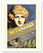 The Notorious Sophie Lang - Starring Gertrude Michael, Paul Cavanagh - Directed by Ralph Murphy - c. 1954 - Giclée Art Prints & Posters