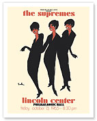The Supremes - 1965 Lincoln Center, Philharmonic Hall Concert - Fine Art Prints & Posters