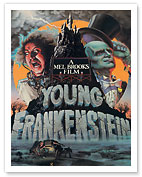 Young Frankenstein - Starring Gene Wilder - Directed by Mel Brooks - c. 1974 - Giclée Art Prints & Posters