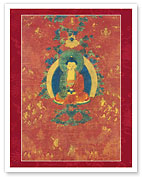 The Paradise of Buddha Amitabha - The Deity of Immeasurable Light and Life - Fine Art Prints & Posters