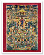 The Paradise of the Medicine Buddha - Giclée Art Prints & Posters