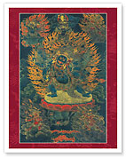 Yamantaka, Conquer of Death - Buddhist Tantric Deity - Fine Art Prints & Posters