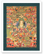 Tonpa Shenrab Miwo - Founder of Bön in the Human World - Tibet, 19th Century - Fine Art Prints & Posters