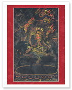 Begtse Chen (Chamsing) - Dharma Protector of the Dalai Lamas - Fine Art Prints & Posters
