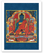 Sangye Menla - The Compassionate Medicine Buddha - Fine Art Prints & Posters