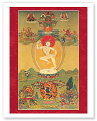 The Wisdom Dakini - Tibetan Yogini Machig Labdrön (1055-1153) - Fine Art Prints & Posters