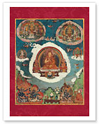 Tsongkhapa - The Man from Tsongkha (1357-1419) - Fine Art Prints & Posters