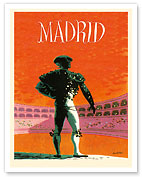 Madrid, Spain - Bullfighter - c. 1954 - Fine Art Prints & Posters