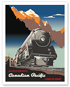 Across Canada (A Través del Canadá) - Canadian Pacific Railway - c. 1947 - Fine Art Prints & Posters