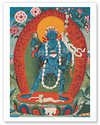 Yamini, The Armor Goddess of the Heart of Vajravarahi - Tibet, 19th Century - Fine Art Prints & Posters