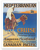 Mediterranean Cruise - Canadian Pacific Steamships - c. 1924 - Fine Art Prints & Posters