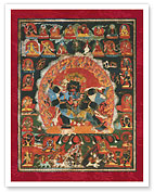 Shri Heruka - Buddhist Tantric Deity - Giclée Art Prints & Posters