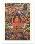 Buddha Shakyamuni - Wheel of Dharma Mudra (Dharmachakra) - Fine Art Prints & Posters
