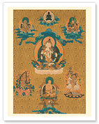 Vajrasattva (Diamond Being) Deity - Fine Art Prints & Posters