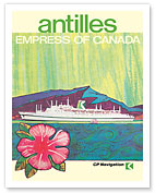 Antilles - Empress of Canada - Canadian Pacific Navigation - c. 1969 - Fine Art Prints & Posters