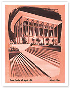 Los Angeles, California - Dorothy Chandler Music Pavilion - c. 1960's - Fine Art Prints & Posters