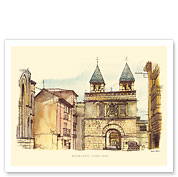 Bisagra Gate (Puerta de Bisagra) - Toledo Spain - c. 1960's - Fine Art Prints & Posters