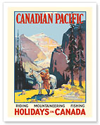 Holidays in Canada - Canadian Pacific - c. 1925 - Fine Art Prints & Posters