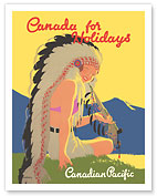 Canada for Holidays - Canadian Pacific - c. 1937 - Fine Art Prints & Posters