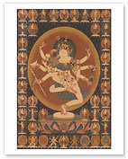 Vajrasattva In The World Of The Deities - Tantric Buddhist Deity - Fine Art Prints & Posters