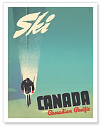 Ski Canada - Canadian Pacific - c. 1941 - Fine Art Prints & Posters