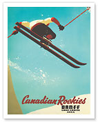 Banff, Canada - Lake Louise - Ski the Canadian Rockies - Canadian Pacific - c. 1938 - Fine Art Prints & Posters