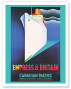 Empress of Britain - Canadian Pacific Steamships - c. 1920's - Fine Art Prints & Posters