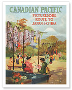 Route to Japan and China - Canadian Pacific - Fine Art Prints & Posters