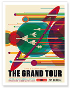 Grand Tour - Jupiter, Saturn, Uranus, Neptune - Fine Art Prints & Posters