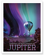 Experience the Mighty Auroras of Jupiter - Fine Art Prints & Posters