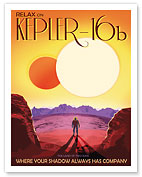 Relax on Kepler-16b - The Land of Two Suns - Fine Art Prints & Posters