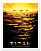 Titan - Ride the Tides Through the Throat of Kraken - Fine Art Prints & Posters
