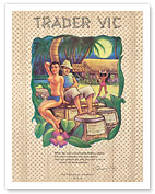 Trader Vic’s Restaurant Menu - Honolulu, Hawaii - c. 1949 - Fine Art Prints & Posters