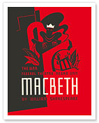 Macbeth by William Shakespeare - The W.P.A. Federal Theatre Negro Unit - c. 1936 - Giclée Art Prints & Posters