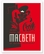 Macbeth by William Shakespeare - The W.P.A. Federal Theatre Negro Unit - c. 1936 - Fine Art Prints & Posters