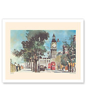 London - Big Ben - Pan American World Airways - Fine Art Prints & Posters