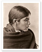 Qahatika Girl - North American Indian - c. 1907 - Giclée Art Prints & Posters